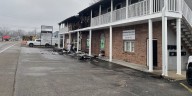Apartment complex damaged by fire