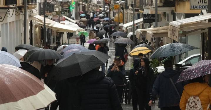 El paso de la borrasca Emilia en Málaga: cuándo se esperan más lluvias este fin de semana
