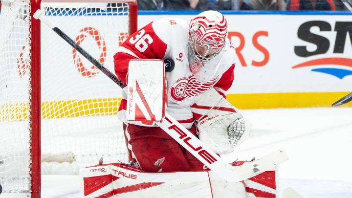 'Another level': John Gibson's shutout another positive sign for rising Red Wings
