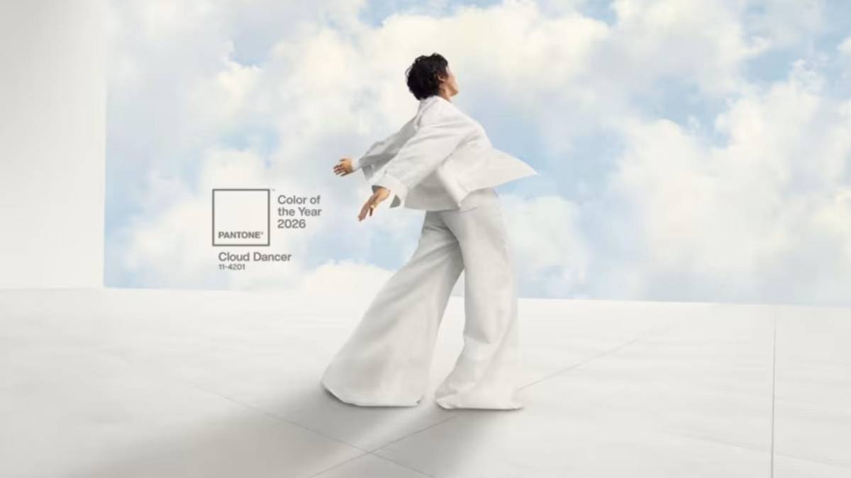 Pantone presentó al blanco “Cloud Dancer” como el color del año 2026: los detalles de este tono