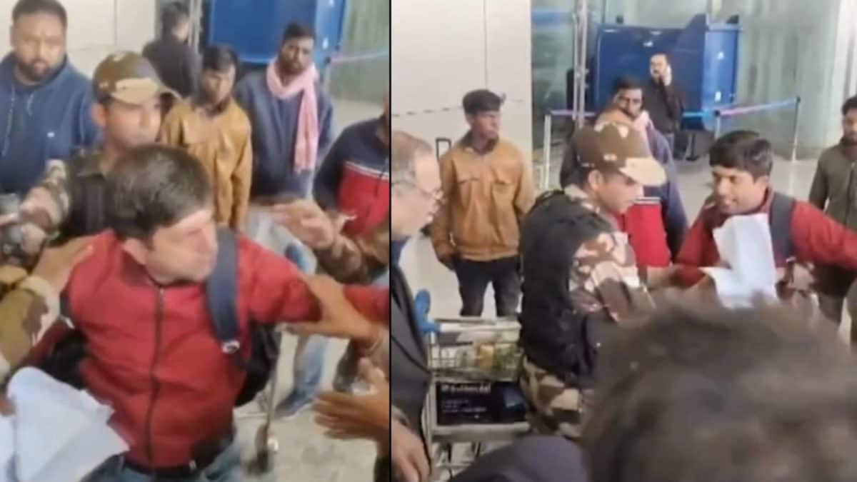 Passengers Clash At Lucknow Airport As IndiGo Disruptions Trigger Chaos