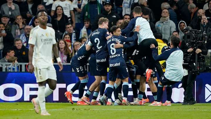 Celta de Vigo sorprende en el Santiago Bernabéu y vence al Real Madrid