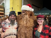 This Portland holiday market has Sasquatch Santa and artisans greeting shoppers in a lumberyard