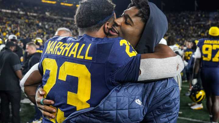 Michigan football RBs Justice Haynes, Jordan Marshall to play vs Texas?
