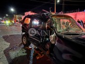 Adolescentes protagonizan fuerte choque múltiple al norte de la ciudad