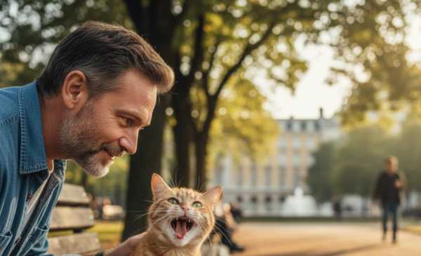 ¿Sabías que los gatos maúllan más fuerte a los hombres?