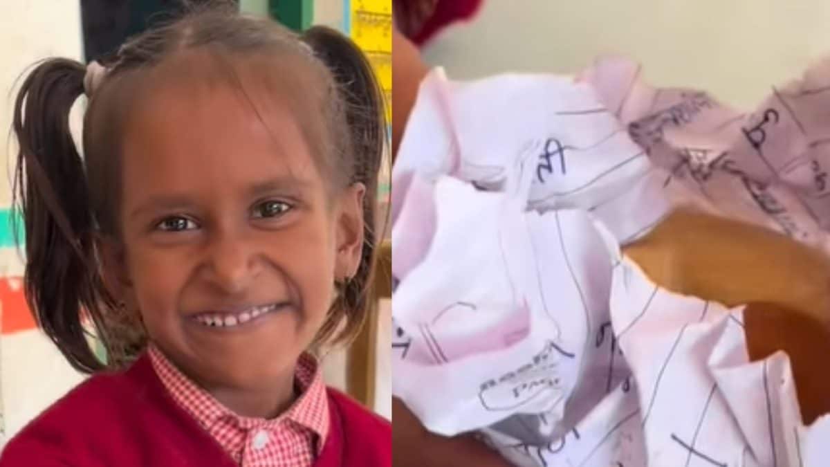 UP Girl Brings Sweets For Teacher, Internet Falls In Love With Her Innocent Smile: ‘Papa Laaye Mumbai Se’