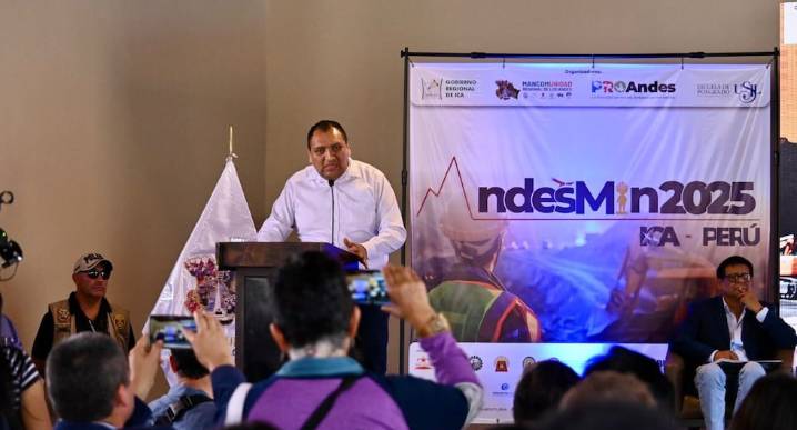 AndesMin 2025: minería formal genera 22 mil empleos y transfiere S/842 millones a la región Ica
