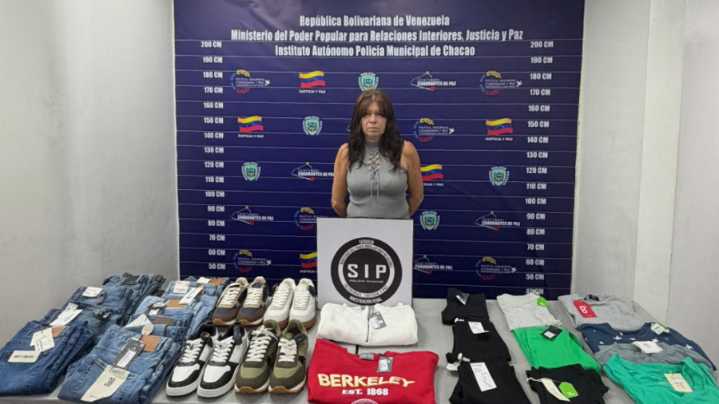 Capturada en Chacao cabecilla de una banda de hurteros en centros comerciales
