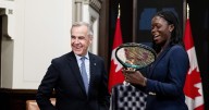 Mark Carney hosts Victoria Mboko at Parliament Hill