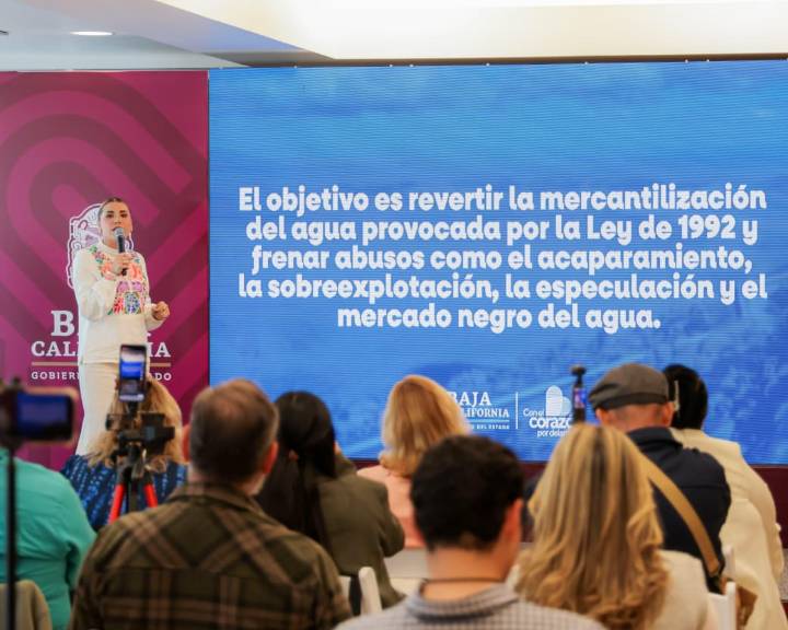 Nueva Ley General de Aguas garantiza al vital líquido como un derecho para todos: Gobernadora
