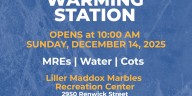 City of Monroe opens warming center