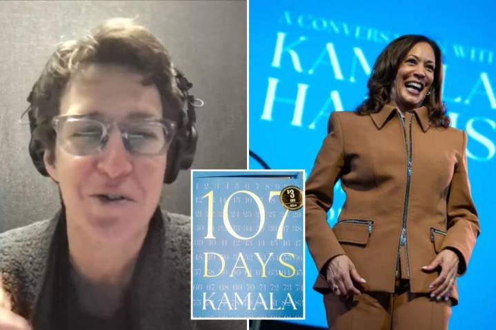 Rachel Maddow regrets not pressing Kamala Harris more during interview about '107 Days' memoir