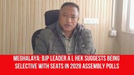 Meghalaya: BJP Leader A L Hek Suggests Being Selective With Seats in 2028 Assembly Polls