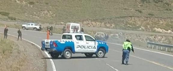 Interrumpen el tránsito camino a la Aduana Pino Hachado por un operativo
