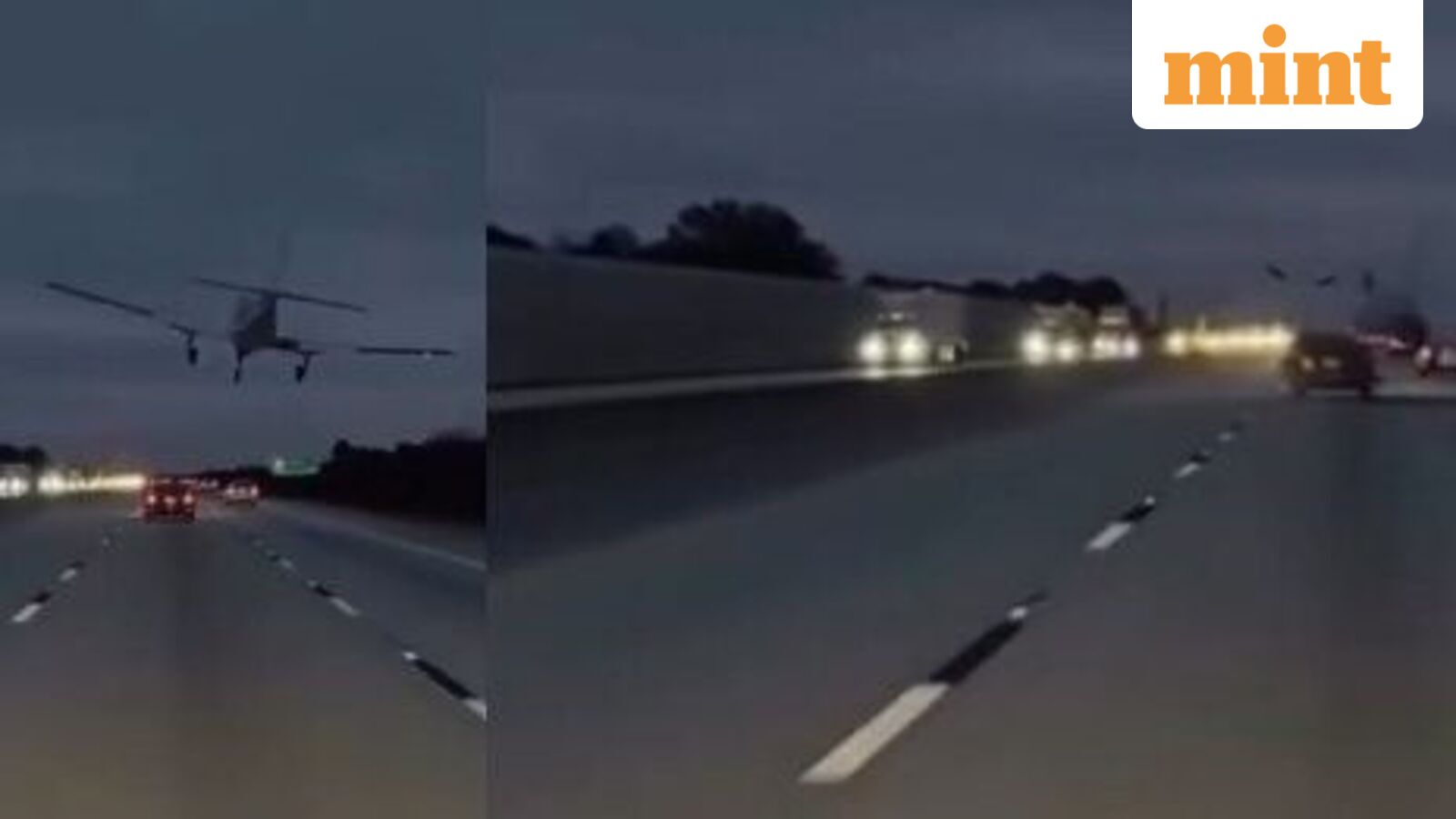 Caught on camera: Plane ‘drops out of sky,’ smashes into car on highway