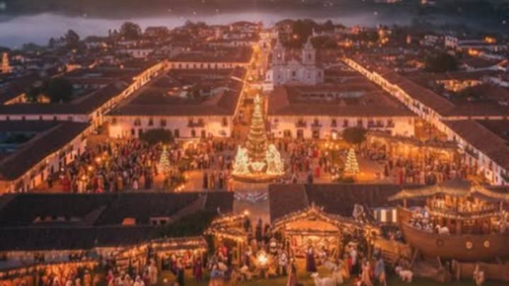 El pueblo de Boyacá, muy cerca de Bogotá, donde está el pesebre en vivo más grande del país, con más de 30 artistas en escena
