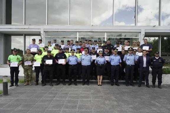 Finalizó el primer curso de instructores en conducción de vehículos oficiales