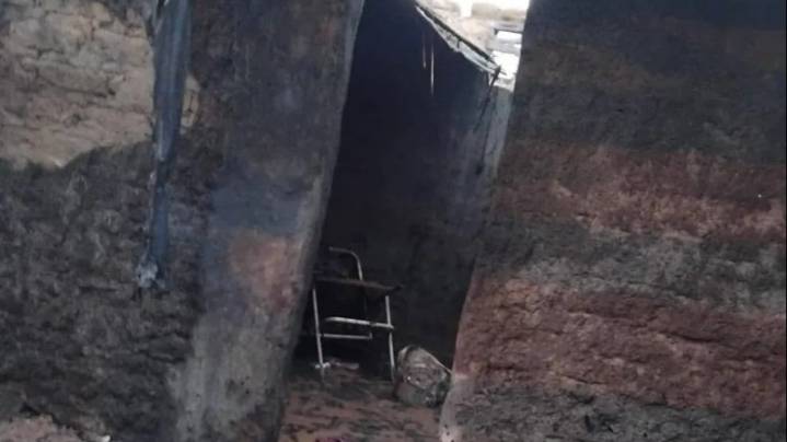 Tres hermanos casi mueren en el incendio de su casa en Rivadavia