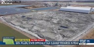 Gov. Pillen, Nebraska state officials, talk cleanup progress in Mead