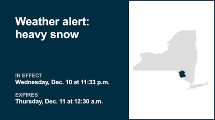 NY weather: Be prepared for heavy snow in Sullivan County until early Thursday