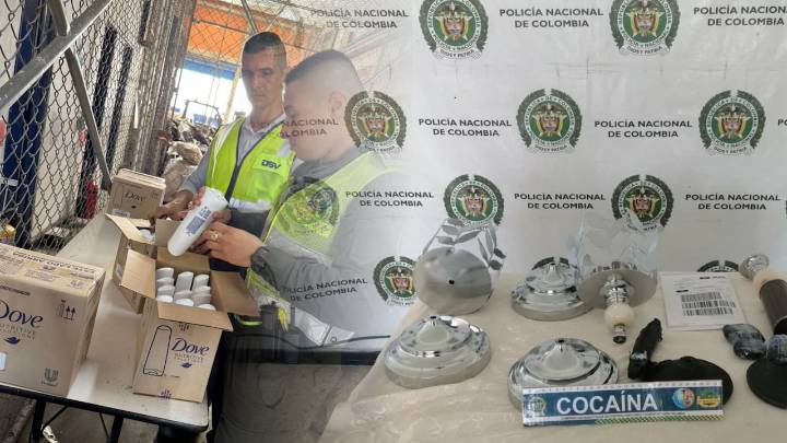 Descubren un kilo de cocaína oculto en lámparas que serían enviadas desde el aeropuerto de Palmira a Madrid