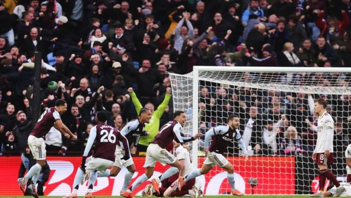 Aston Villa give Arsenal title reality check, Man City close gap to two points