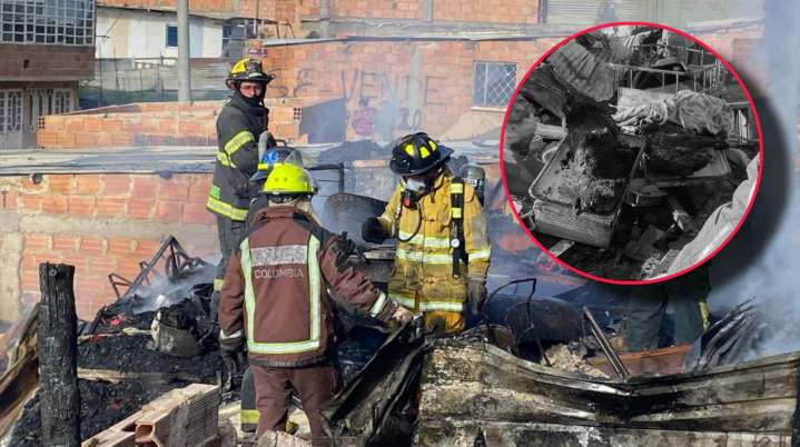 Dos perros murieron calcinados tras voraz incendio de una vivienda en la comuna seis