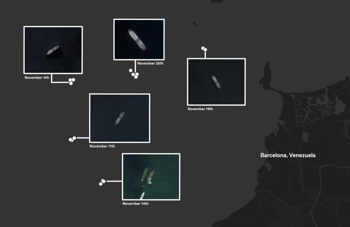 Satellite images suggest seized tanker 'deliberately' manipulated location data