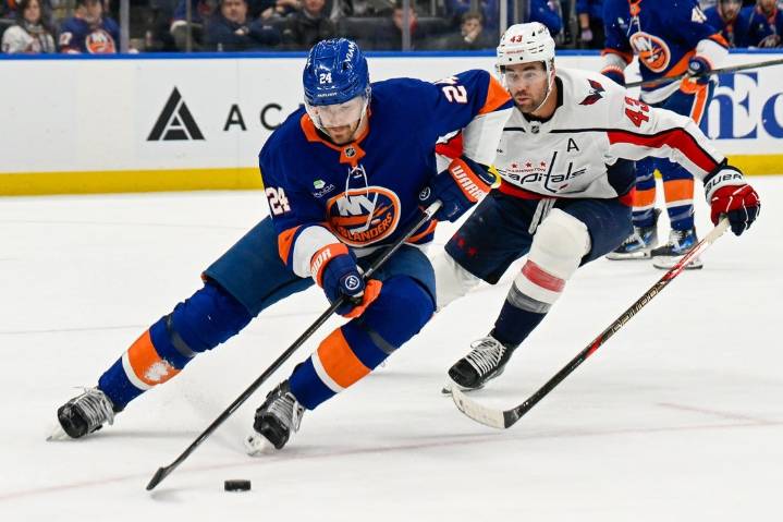 Deadspin | Tom Wilson scores twice in Capitals win over banged-up Islanders