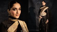 Sonam Kapoor’s Black Banarasi Saree Is A Masterclass In Modern Heritage Dressing