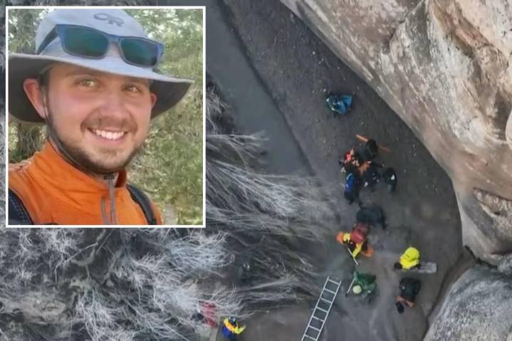 Utah hiker trapped in quicksand for hours until precarious rescue