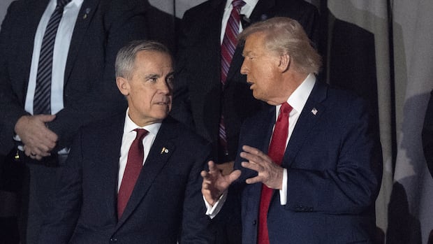 Trump lauds 'good relationship' with Carney but won't say if they'll restart trade talks