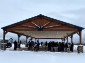 Michigan’s I-500 snowmobile raceway moves toward year-round venue with new pavilion