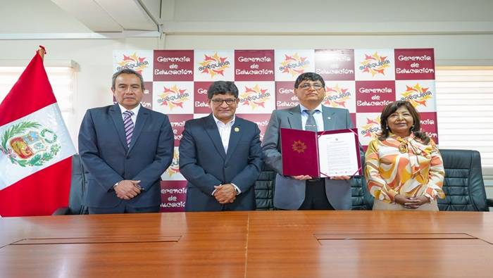 Gobernador Sánchez designó a Marco Choque como nuevo gerente regional de Educación