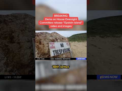 Dems on House Oversight Committee release "Epstein Island" video and images