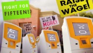Uh-Oh: Self-Checkout Kiosks Across The Country Just Started Protesting For A $15 Minimum Wage