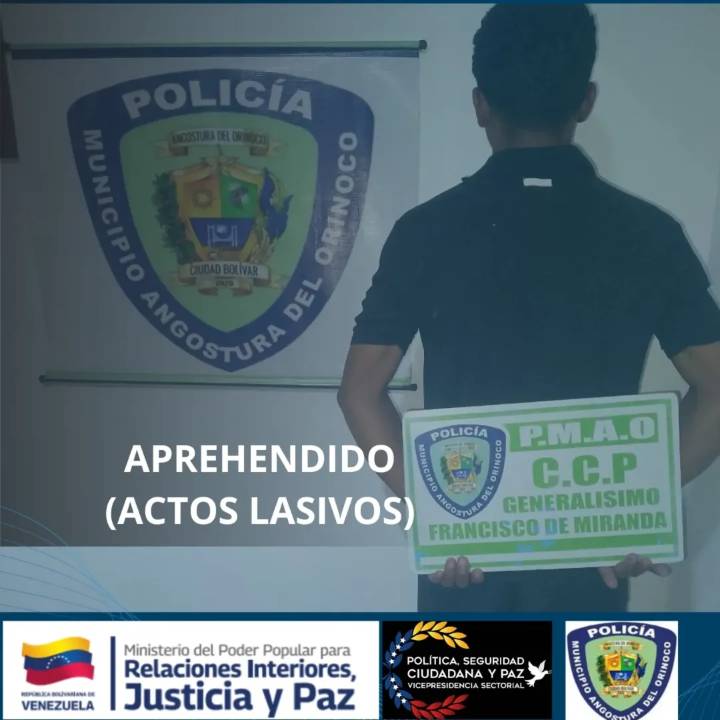 Aprehendido por actos lascivos en Plaza Centurión