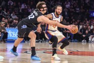 Deadspin | Magic F Franz Wagner (leg) injured vs. Knicks