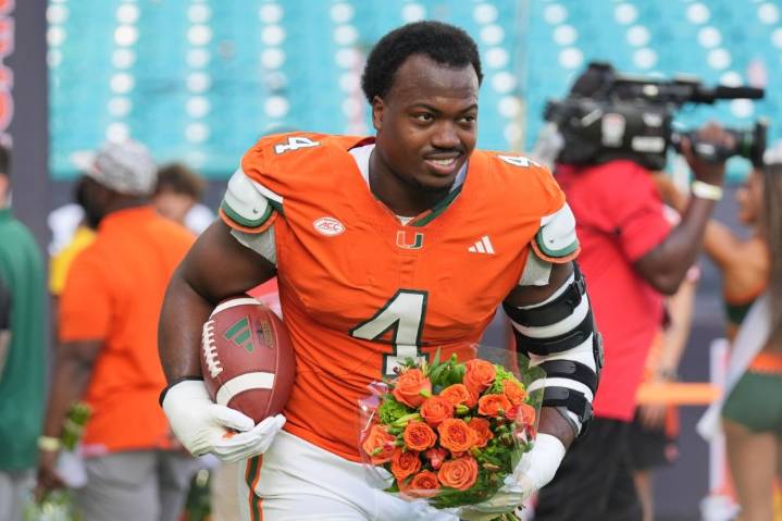 UM stars Rueben Bain Jr., Malachi Toney win ACC awards