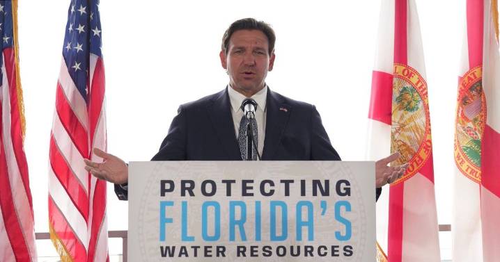 DeSantis anuncia $112 millones para proyectos de calidad y suministro de agua en Florida