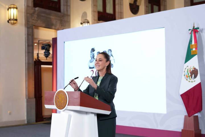 Mantienen México y EU diálogo permanente para la entrega de agua: presidenta