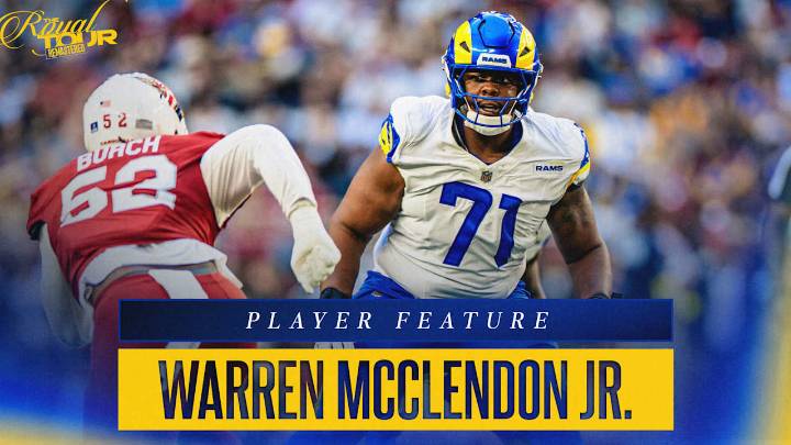 Feature: Warren McClendon Jr. has become one of the league's top offensive tackles statistically in Rob Havenstein's absence