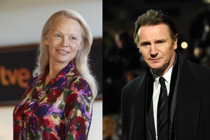 Pamela Anderson revela detalles sobre su romance íntimo y fugaz con Liam Neeson a People