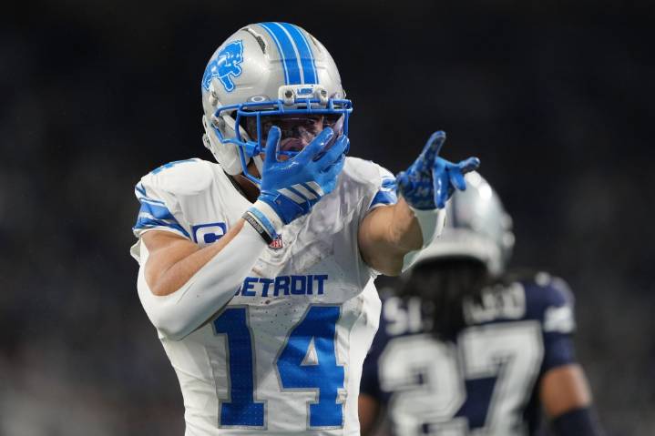 Lions’ St. Brown sets NFL record for most receptions in first five seasons