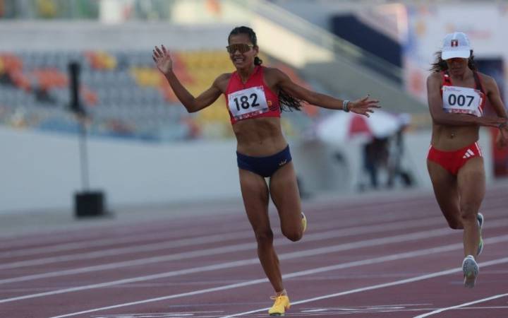 Edymar Brea conquistó el oro en los 5.000 metros