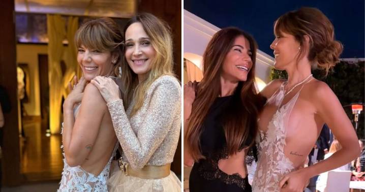 Verónica Lozano y Zulemita Menem brillaron con estilos opuestos en la boda de Titina Vázquez