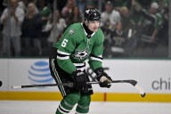 Deadspin | Stars D Lian Bichsel injured vs. Senators