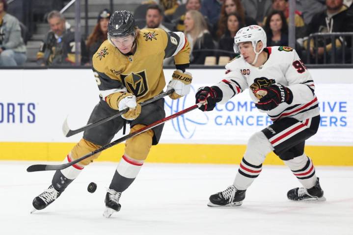 Chicago Blackhawks lose to the Vegas Golden Knights in a 4