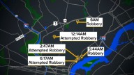 Philadelphia police search for suspects in string of early morning armed robbery incidents